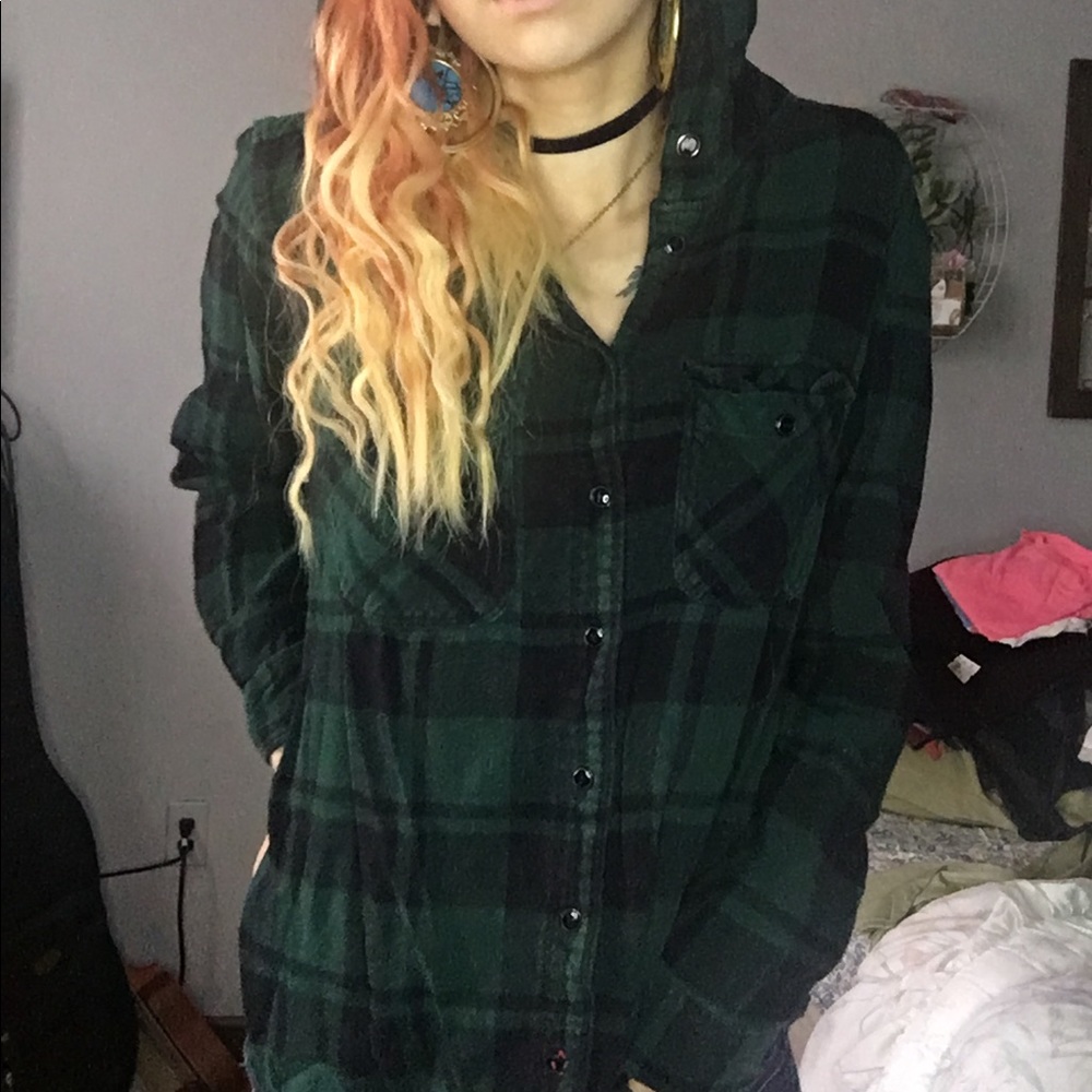 Flannel with Hood